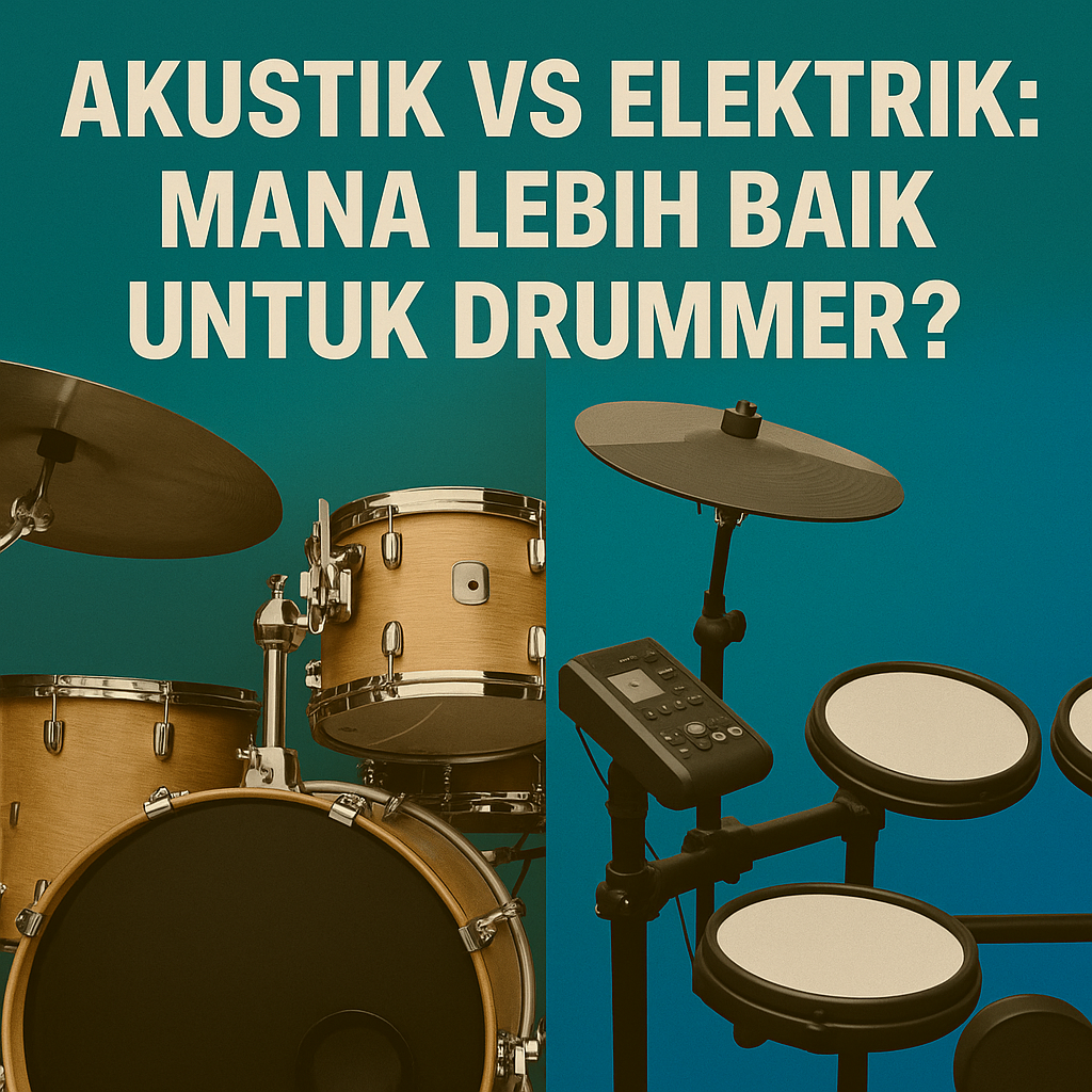 Akustik vs Elektrik: Mana Lebih Baik untuk Drummer?