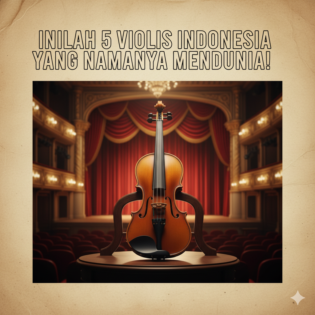 Inilah 5 Violis Indonesia yang Namanya Mendunia!