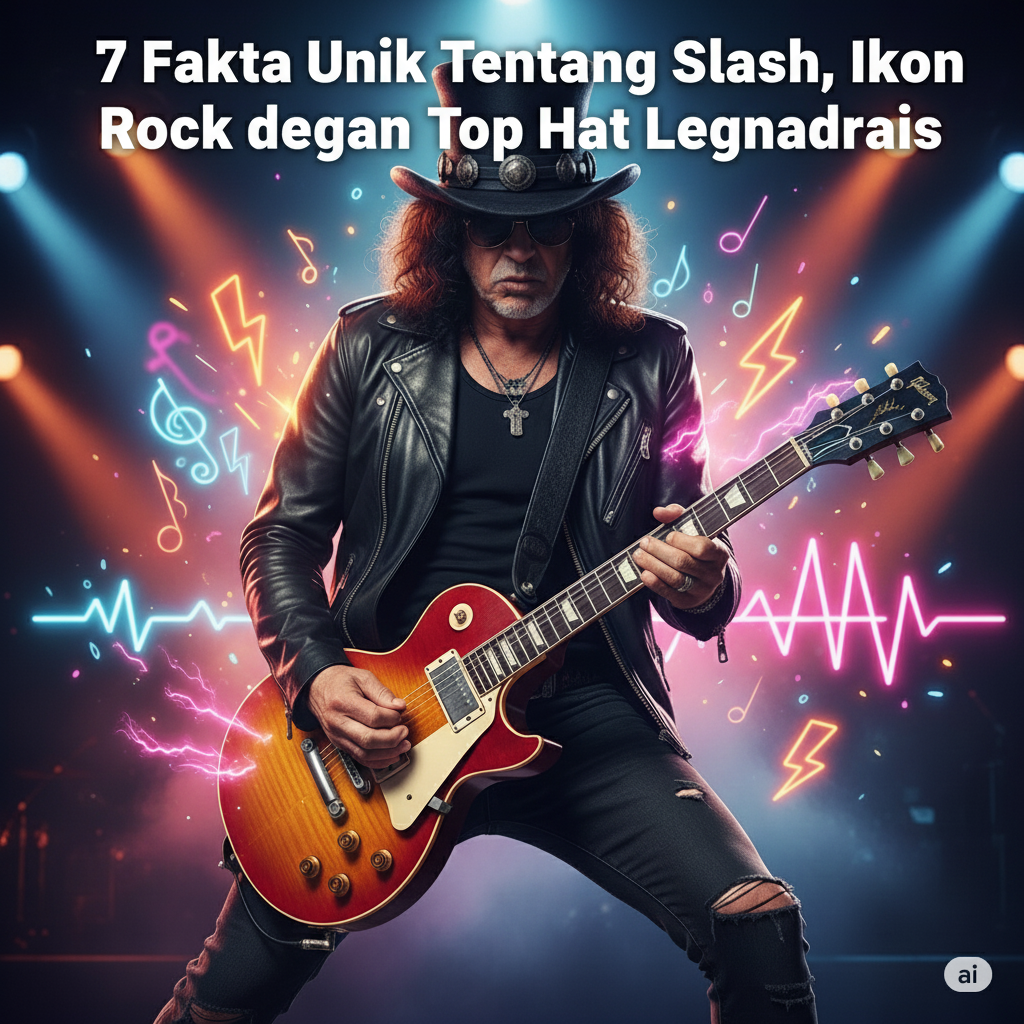 7 Fakta Unik Tentang Slash, Ikon Rock dengan Top Hat