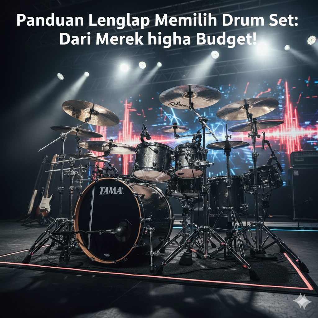 Panduan Lengkap Memilih Drum Set Dari Merek hingga Budget!