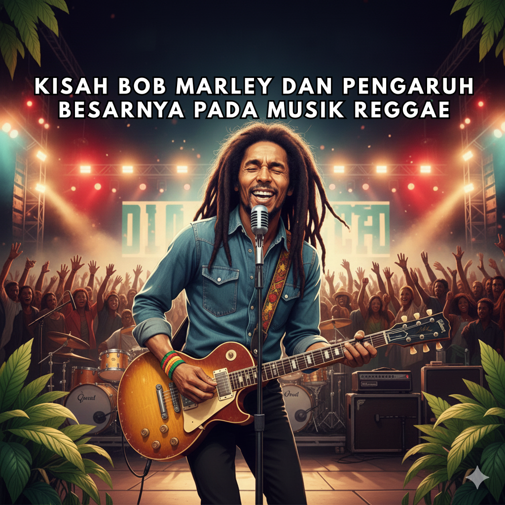 Kisah Bob Marley dan Pengaruh Besarnya pada Musik Reggae
