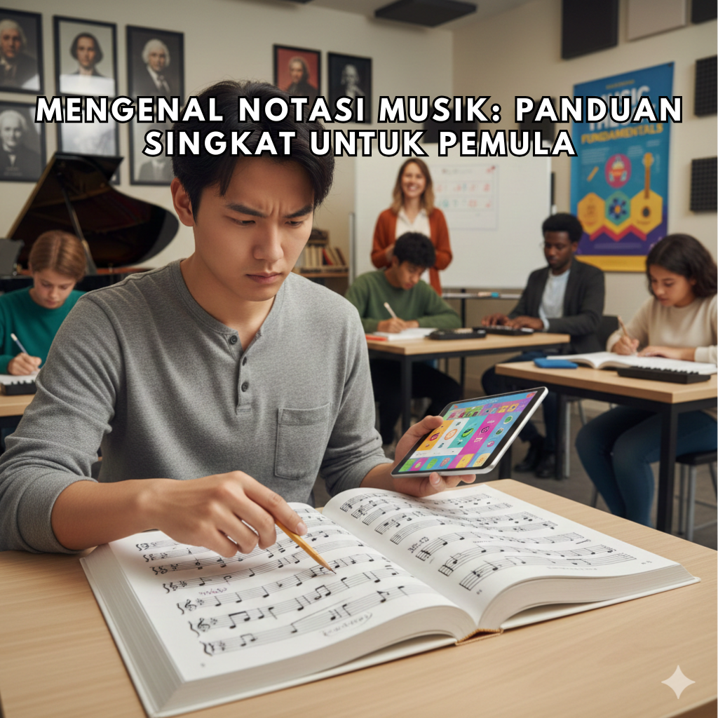 Mengenal Notasi Musik: Panduan Singkat untuk Pemula