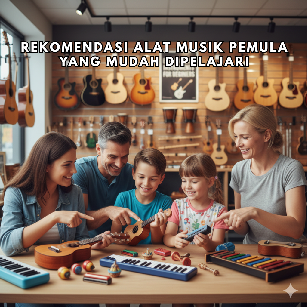 Rekomendasi Alat Musik Pemula yang Mudah Dipelajari