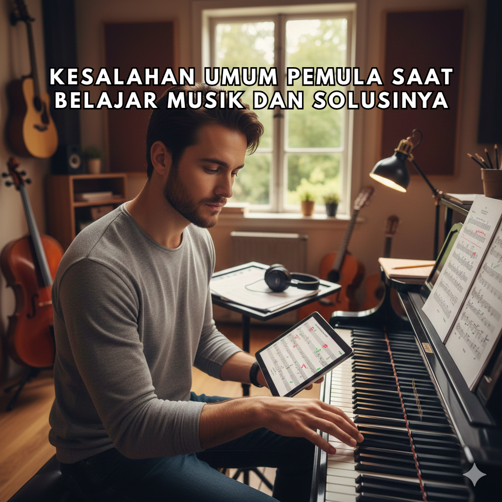 Kesalahan Umum Pemula Saat Belajar Musik dan Solusinya