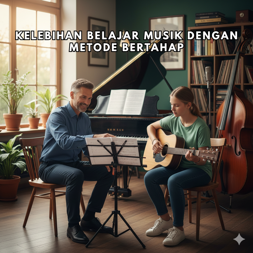 Kelebihan Belajar Musik dengan Metode Bertahap